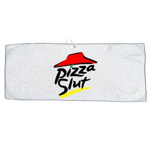 Pizza Slut Large Microfiber Waffle Golf Towel