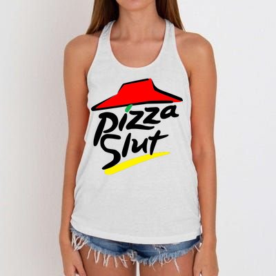 Pizza Slut Women's Knotted Racerback Tank