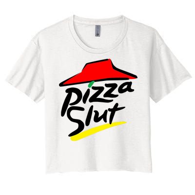 Pizza Slut Women's Crop Top Tee