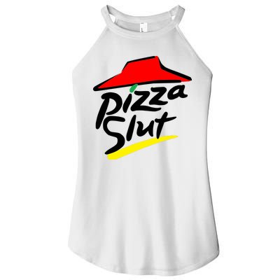 Pizza Slut Women's Perfect Tri Rocker Tank