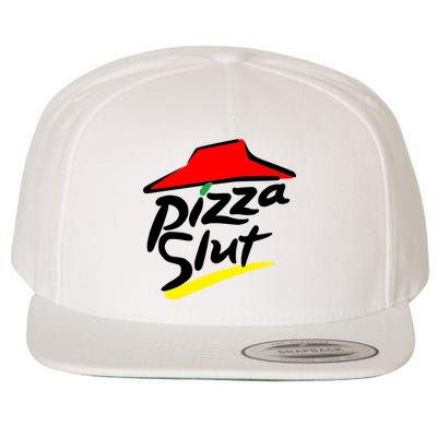 Pizza Slut Wool Snapback Cap