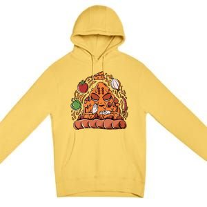 Pizza Warrior Premium Pullover Hoodie