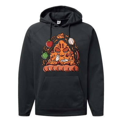 Pizza Warrior Performance Fleece Hoodie