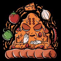 Pizza Warrior Backpack