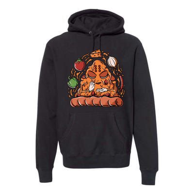 Pizza Warrior Premium Hoodie