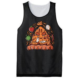 Pizza Warrior Mesh Reversible Basketball Jersey Tank