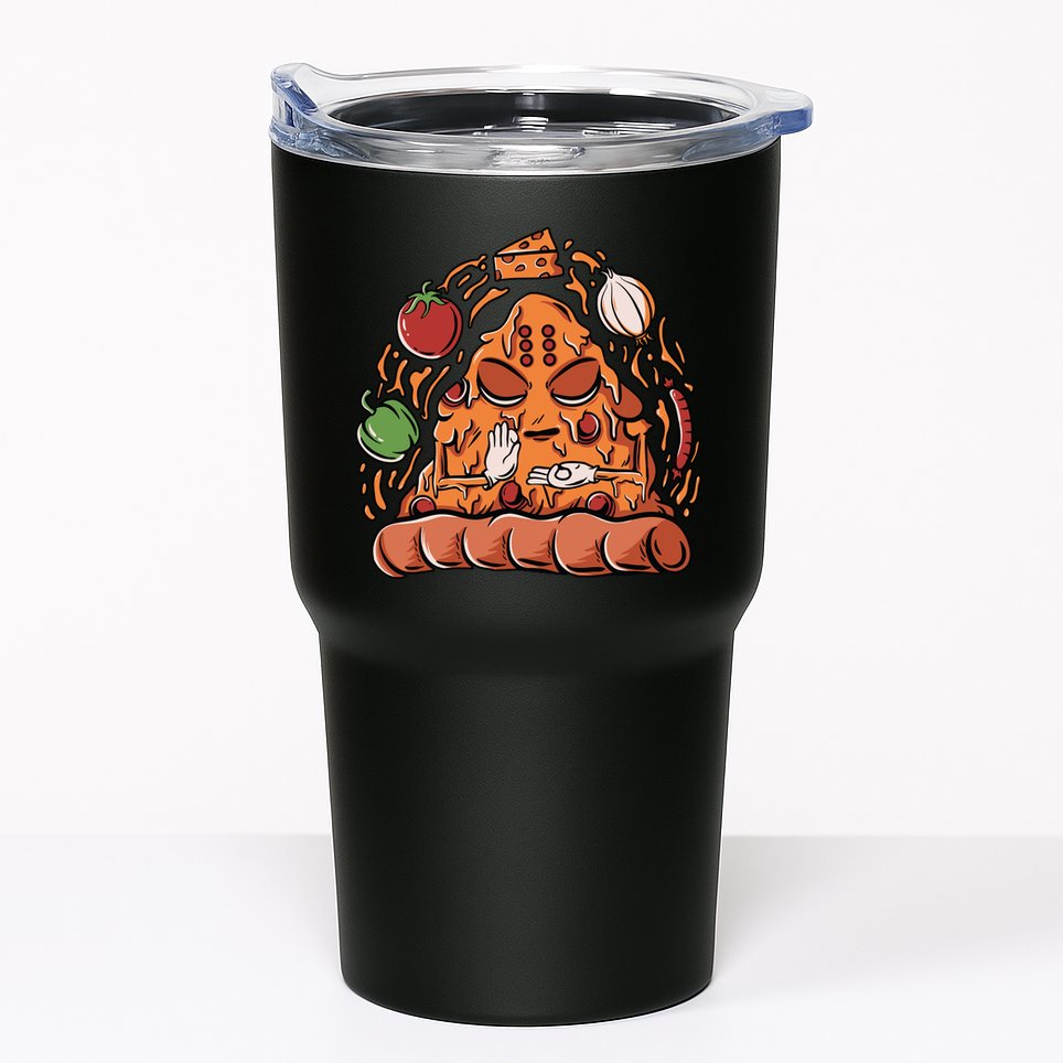 Pizza Warrior Tumbler