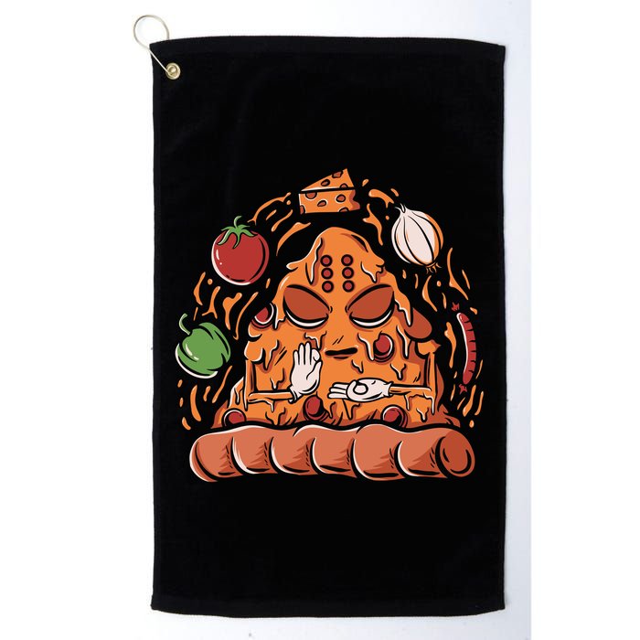 Pizza Warrior Golf Towel