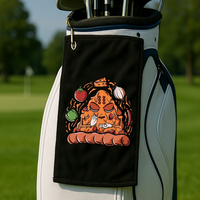 Pizza Warrior Golf Towel