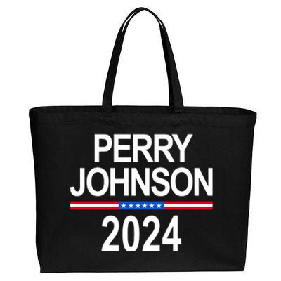 Perry Johnson 2024 Election Cotton Canvas Jumbo Tote