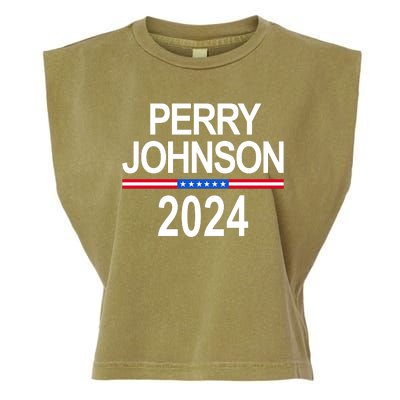 Perry Johnson 2024 Election Garment-Dyed Women's Muscle Tee