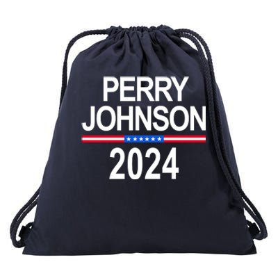 Perry Johnson 2024 Election Drawstring Bag