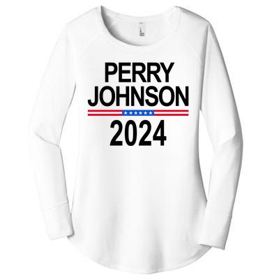 Perry Johnson 2024 Election Women's Perfect Tri Tunic Long Sleeve Shirt