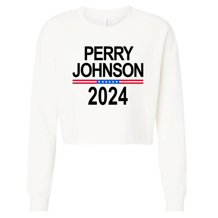 Perry Johnson 2024 Election Cropped Pullover Crew