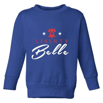 Patriotic July 4th Independence Day Liberty Belle Usa Party Gift Toddler Sweatshirt
