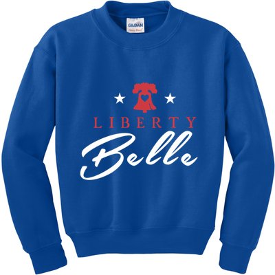 Patriotic July 4th Independence Day Liberty Belle Usa Party Gift Kids Sweatshirt