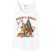 Princess Jaq And Gus Christmas Tree Lights Ladies Essential Tank