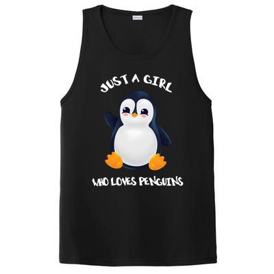 Penguin Just A Who Loves Penguins Gift PosiCharge Competitor Tank