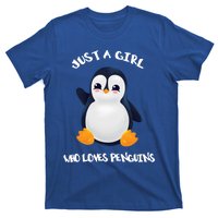 Penguin Just A Who Loves Penguins Gift T-Shirt