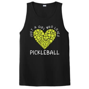 Pickleball Just A Who Loves Pickleball Funny Gift PosiCharge Competitor Tank