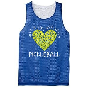 Pickleball Just A Who Loves Pickleball Funny Gift Mesh Reversible Basketball Jersey Tank