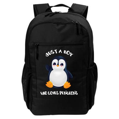 Penguin Just A Boy Who Loves Penguins Gift Backpack