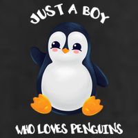 Penguin Just A Boy Who Loves Penguins Gift Adult Drive Performance Visor