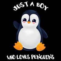 Penguin Just A Boy Who Loves Penguins Gift Wool Snapback Cap