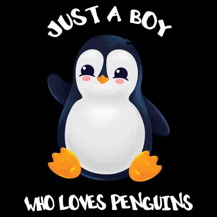 Penguin Just A Boy Who Loves Penguins Gift Wool Snapback Cap