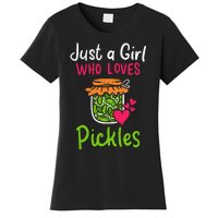 Pickles Just A Girl Who Loves Pickles Canning Women's T-Shirt