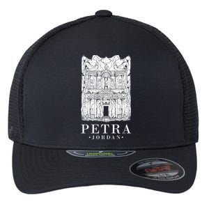 Petra Jordan Archaeological Monument Souvenir Flexfit Unipanel Trucker Cap