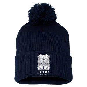 Petra Jordan Archaeological Monument Souvenir Pom Pom 12in Knit Beanie