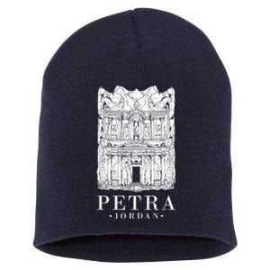 Petra Jordan Archaeological Monument Souvenir Short Acrylic Beanie