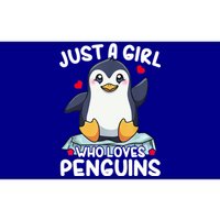 Penguin Just A Girl Who Loves Penguins Cool Gift Bumper Sticker