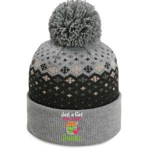 Pickles Just A Girl Who Loves Pickles Canning Gift The Baniff Cuffed Pom Beanie