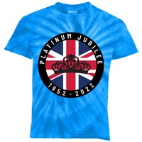 Platinum Jubilee British Monarch 70 Year Celebration Queen Gift Kids Tie-Dye T-Shirt