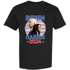 Patriotic Joe Biden Kamala Harris Democrat Campaign 2024 Garment-Dyed Heavyweight T-Shirt