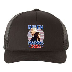 Patriotic Joe Biden Kamala Harris Democrat Campaign 2024 Yupoong Adult 5-Panel Trucker Hat