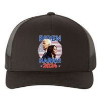 Patriotic Joe Biden Kamala Harris Democrat Campaign 2024 Yupoong Adult 5-Panel Trucker Hat