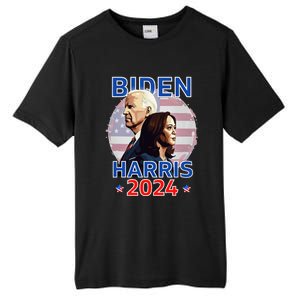 Patriotic Joe Biden Kamala Harris Democrat Campaign 2024 Tall Fusion ChromaSoft Performance T-Shirt