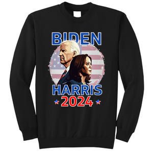 Patriotic Joe Biden Kamala Harris Democrat Campaign 2024 Tall Sweatshirt