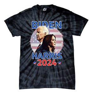 Patriotic Joe Biden Kamala Harris Democrat Campaign 2024 Tie-Dye T-Shirt