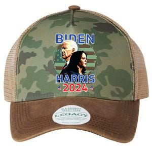 Patriotic Joe Biden Kamala Harris Democrat Campaign 2024 Legacy Tie Dye Trucker Hat