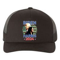 Patriotic Joe Biden Kamala Harris Democrat Campaign 2024 Yupoong Adult 5-Panel Trucker Hat