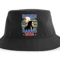 Patriotic Joe Biden Kamala Harris Democrat Campaign 2024 Sustainable Bucket Hat