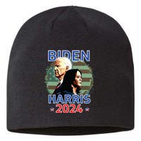 Patriotic Joe Biden Kamala Harris Democrat Campaign 2024 Sustainable Beanie