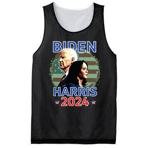 Patriotic Joe Biden Kamala Harris Democrat Campaign 2024 Mesh Reversible Basketball Jersey Tank