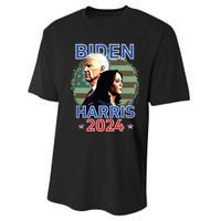 Patriotic Joe Biden Kamala Harris Democrat Campaign 2024 Performance Sprint T-Shirt