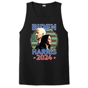 Patriotic Joe Biden Kamala Harris Democrat Campaign 2024 PosiCharge Competitor Tank