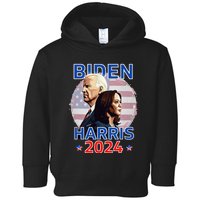 Patriotic Joe Biden Kamala Harris Democrat Campaign 2024 Toddler Hoodie